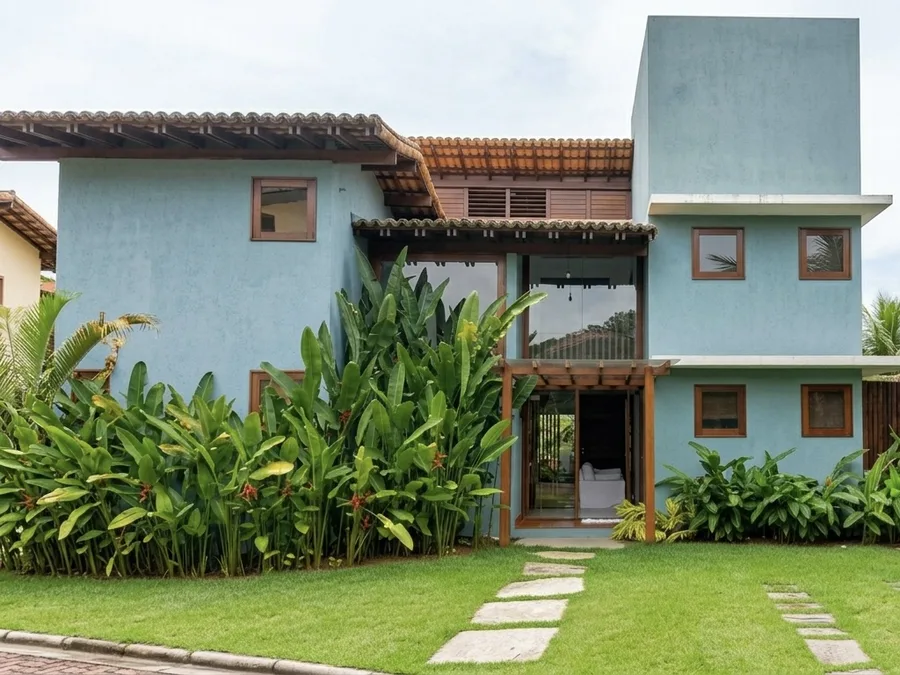 Casa Atlântica | 04 Suítes em Condomínio Beira-Mar